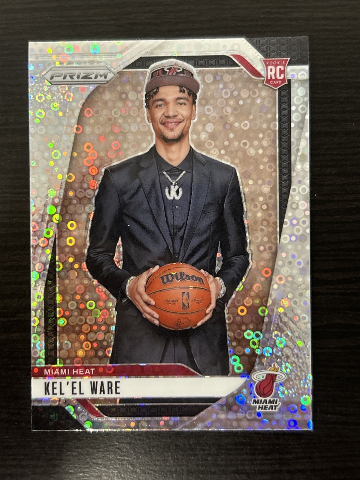 2024-25 Panini Prizm - Rookie Variation Kel'el Ware #248 Fast Break Prizm (RC)