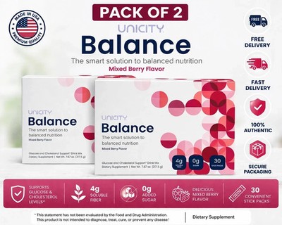 Unicity Unimate Berry Mix 30 Sticks Per Box - 2 Pack