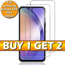 For Samsung Galaxy S26+ Plus Ultra Screen Protector Clear Gorilla Tempered Glass