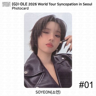 IDLE Syncopation ミヨン 韓國zone トレカ day1 i-dle idle 2026 World Tour Syncopation In Seoul MD Trading
