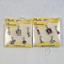 Bracciale Charms Vintage Vecchio Stock Cornice Foto Charm Set per Portachiavi Telefono 😍