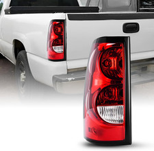 2003-06 Silverado 1500 2500HD 3500 Driver Side Tail Light Assembly Compatible