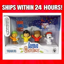 Little People Charlie Brown Christmas Collector Fisher Price Peanuts SHIPS NOW!