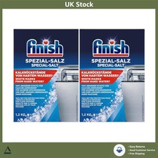 Softening Salt for Dishwashers, 1.2kg Pack of 2 - Reliable Results 8.75 per kilo