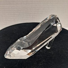 Crystal Cinderella Slipper High Heel Shoe 3"
