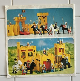 Vintage 1978 LEGO 375/6075 Classic Castle Instruction MANUAL Only