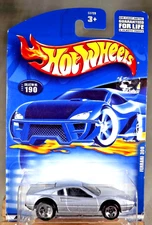 2001 Hot Wheels Mainline/Collector #190 FERRARI 308 Gray w/Chrome 5 Spoke Wheels