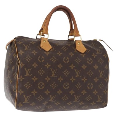 LOUIS VUITTON Monogram Speedy 30 Hand Bag M41526 LV Auth 158300