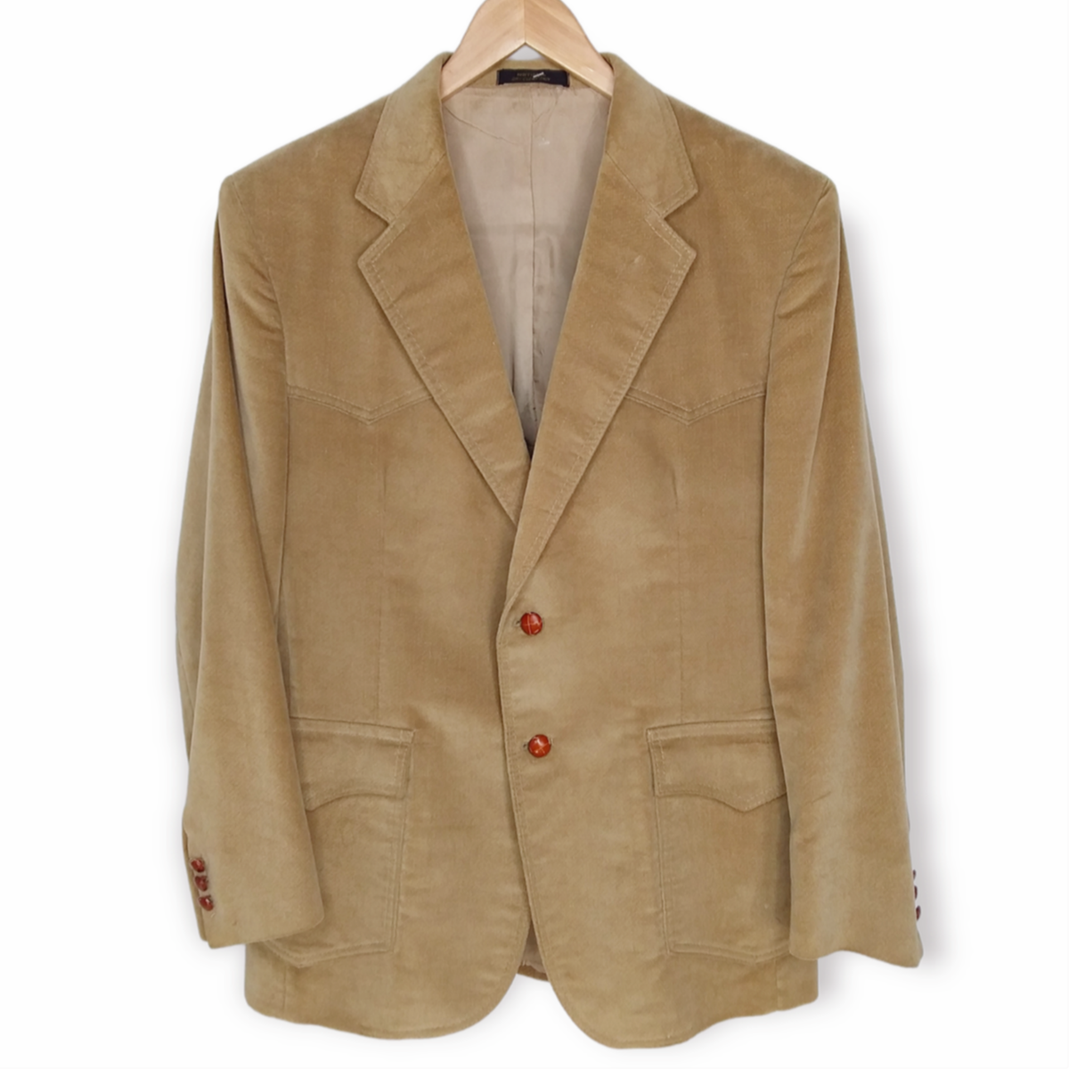 Vintage 70s Levis Western Wear Blazer Sport Coat Size 42R 