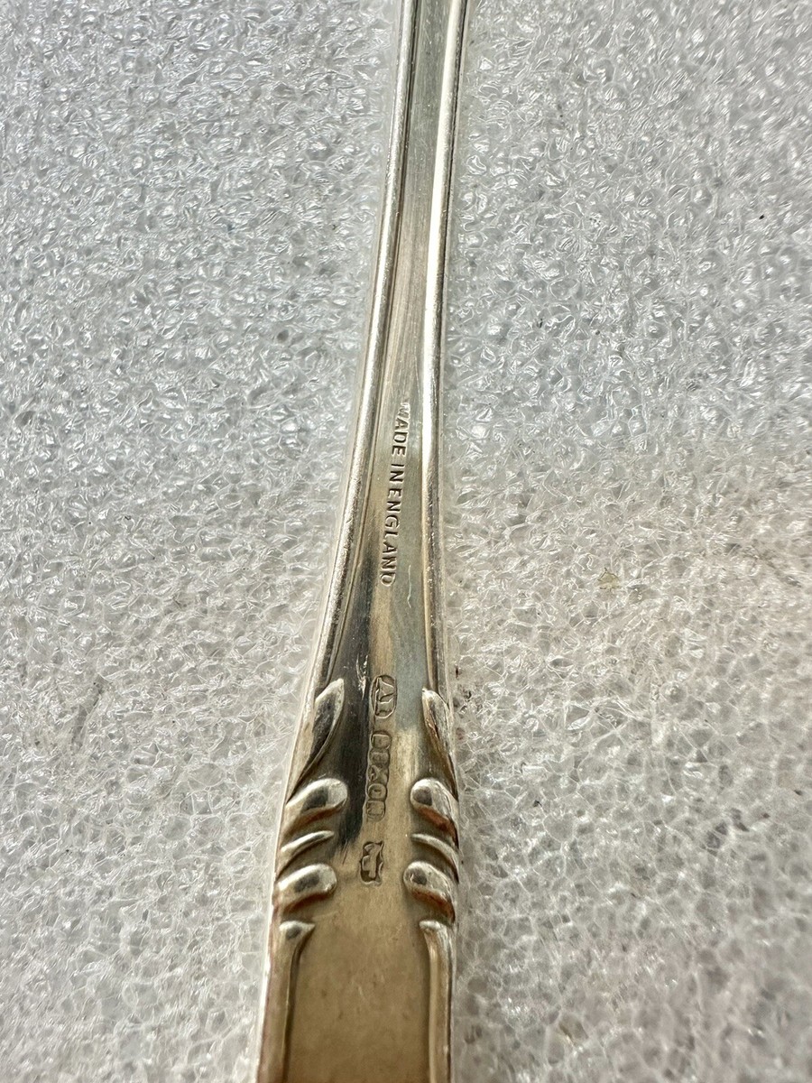 VTG Made In England early James Dixon Sterling Plate A1 Tea Spoon