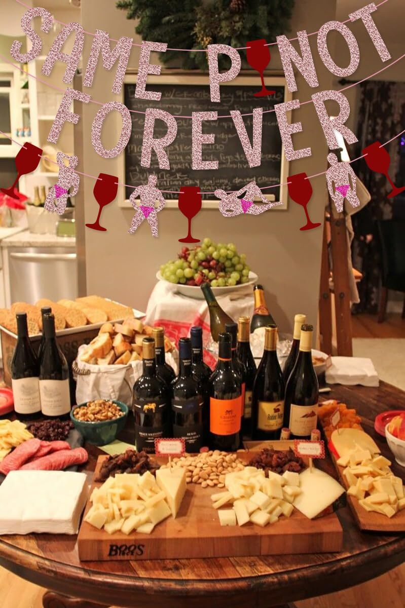 Birthday Party Decorations At Home Wine Tasting Party Same Pinot
