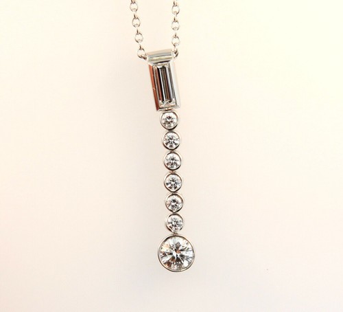 Ciondolo Tiffany & Co Jazz Goccia Diamante