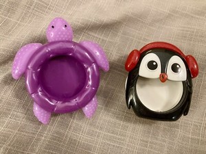 BATH & BODY WORKS Car VISOR CLIP SCENTPORTABLE Turtle Penguin Used
