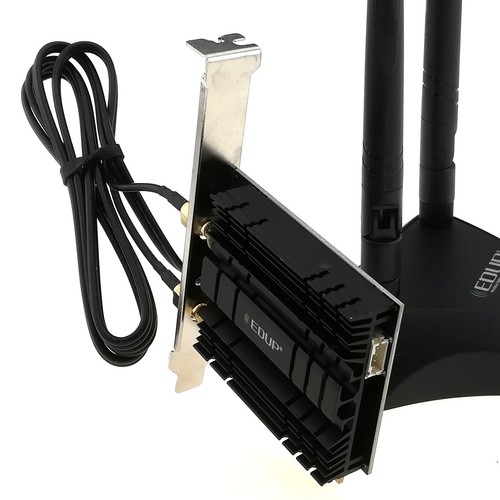 AX3000 Desktop PC PCIe Wireless Network Adapter WiFi 6 Bluetooth Card Gigabit - Picture 8 of 10