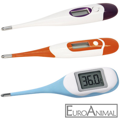 Digital Thermometer Tiere feste/flexible Sonde  Fieberthermometer Fiebermesser 