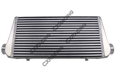 CXRACING 31x12x4 Universal Turbo Aluminum Intercooler For Camaro Mustang Supra
