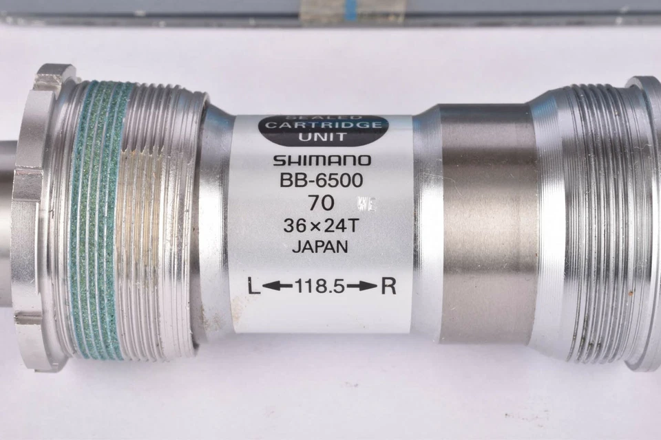 NOS/NIB Shimano Ultegra #BB-6500 Octalink Bottom Bracket in 118.5mm ITA thread - Bild 2 von 4