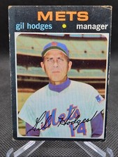 1971 Topps Set #183 Gil Hodges New York Mets Baseball Card