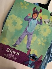 Toddler Disney STITCH COSTUME M 3T-4T NEW Jumpsuit Character Hood 2pc NWT Kids