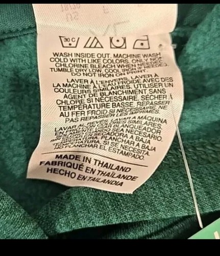 Adidas Youth Tech Fleece Hoodie XL 18/20 Sweatshirt Green Regular Fit NEW - Picture 8 of 8