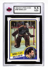 1984-85 O-Pee-Chee #187 Mike Liut | KSA Graded MINT 9.5