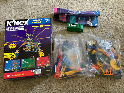 NEW OPEN BOX K'nex Knex-2008-Collect Build Octopus Whirl 454 Pieces  12084