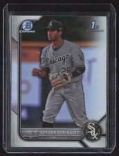 2022 Bowman Draft #BDC-183 Jordan Sprinkle Chrome Refractor