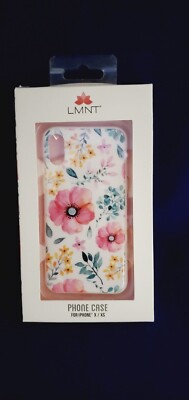 LMNT Phone Case for iPhone X/XS-11 PRO MAX-12 MINI Choose Color Floral - New