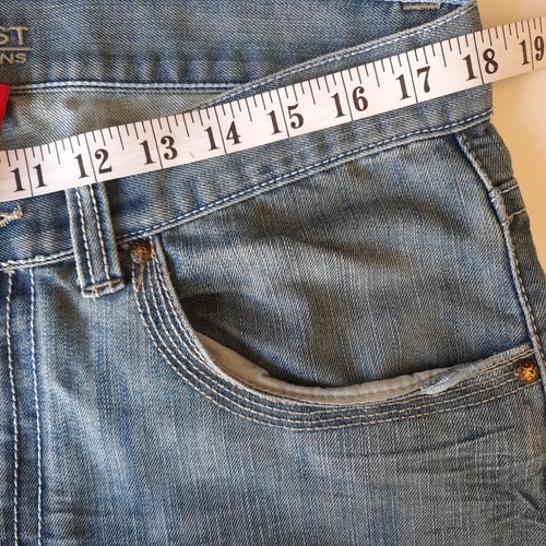 Request Straight Leg Denim Men's Blue Jeans 36x34 Light Wash A3 - Picture 4 of 5