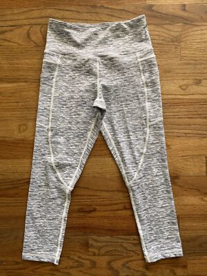 Zyia Active Women's Light n Tight Hi-Rise Leggings Gray Level Size 2