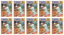 (10) 1988 Topps Revco League Leaders Baseball #24 Dwight Evans Lot Red Sox