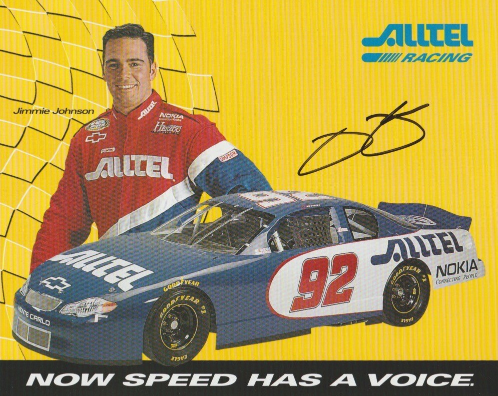 Jimmy Johnson Rookie Card Jimmie Johnson Tattoos Jimmie Johnson Raced Different Groove Than