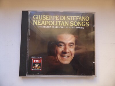 CD Giuseppe di Stefano Neapolitan Songs Tosti ++ EMI (1960s) EMI OOP