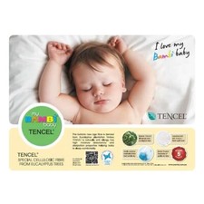 Bambi Tencel Baby Cot Quilt Cover Silver