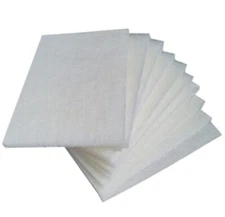 15 PACK White 6" X 9" Scuff Brite Pads Fine Cleansing Grit Surface Prep Blending