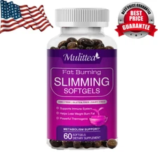 Night Time Fat Burner Slimming Capsules Weight Loss Metabolism Support 60Pcs