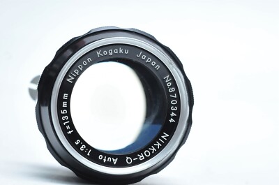 Nikon Nikkor-Q 135mm f/3.5 Telephoto Portrait MF Lens for Nikon F