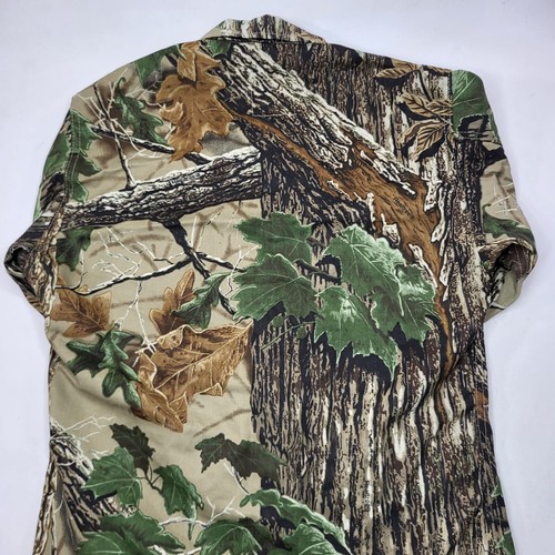 Vintage NOS Realtree Camo Long Sleeve Combat Coat Shirt Sz Small Regular - Picture 6 of 8