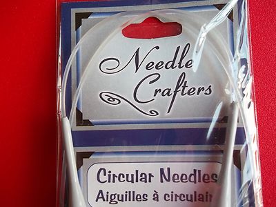 Needle Crafters circular knitting needle, aluminum, 31'' long 