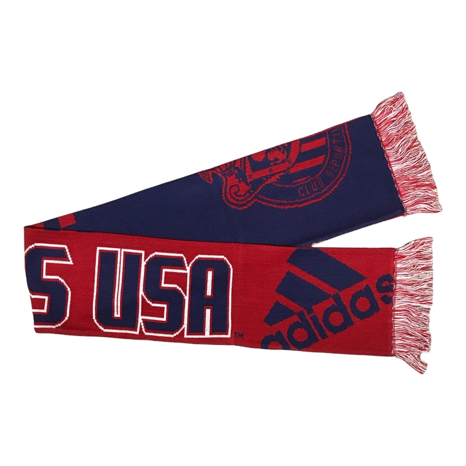 MLS Club Deportivo Chivas USA adidas Checkered Halftime Jacquard Scarf - Image 2 of 2