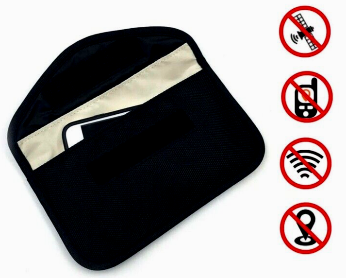 FARADAY ANTI TRACKING SIGNAL RF/EMF SHIELDING CASE/JAMMER