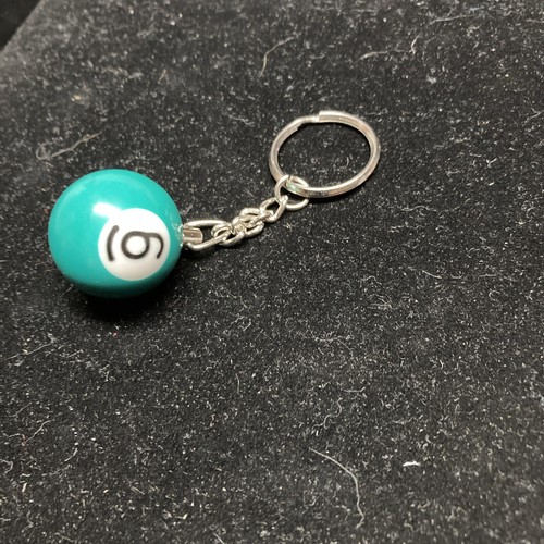 Solid PoolBall Keychain #6
