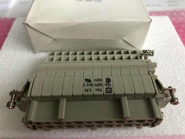 HARTING 24 Connector Terminal Block 09330244735 Han EAV 16a 500v for