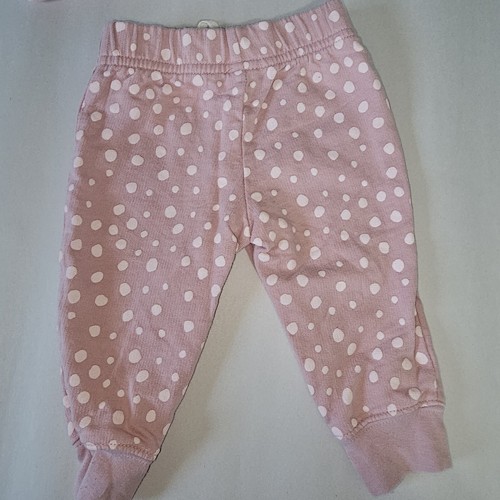 Disney + Carters Bundle Baby Hat Mouse Ears Bow Soft Pink Jogger Pants Polka Dot - Bild 5 von 6