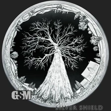 2023 1 oz Proof Tree of Life - Ultra Rare - low COA 103 - SILVER SHIELD