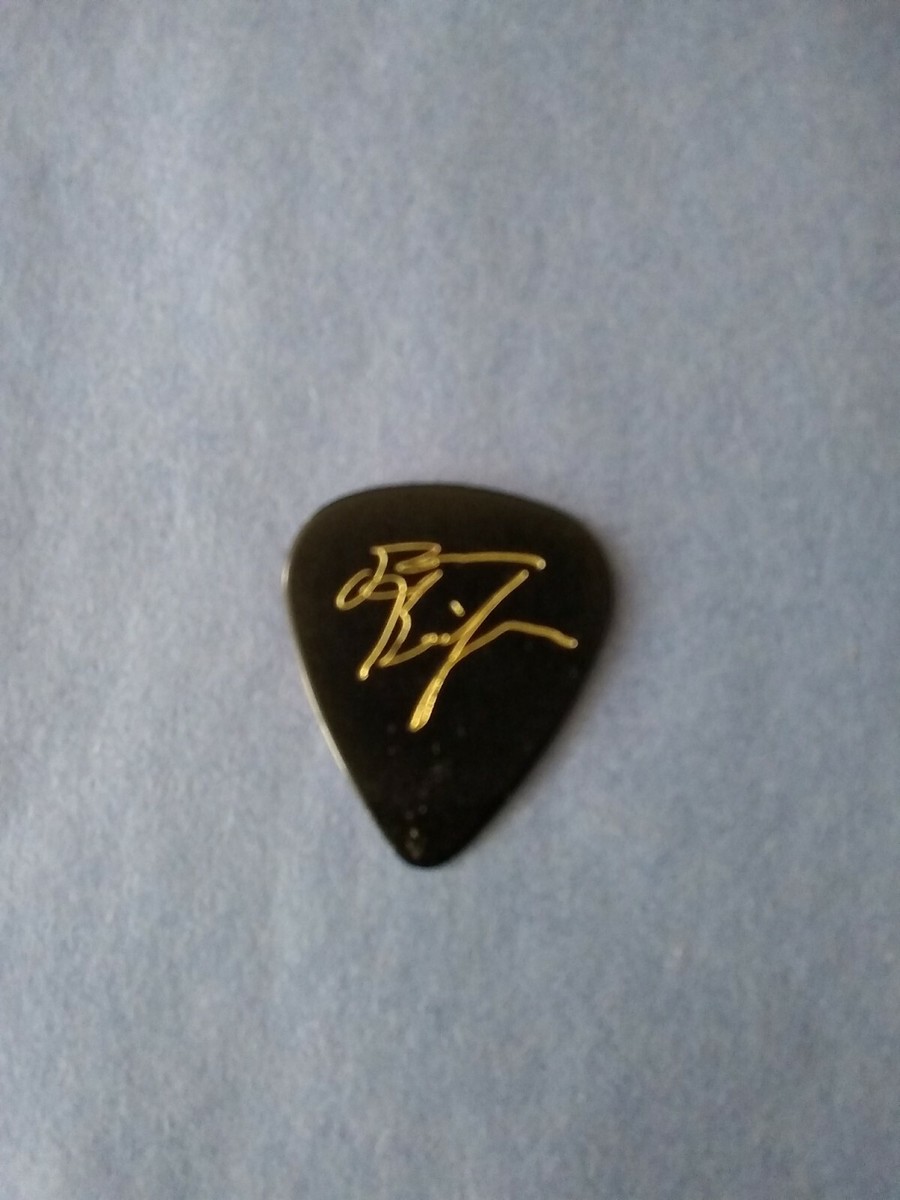 Cinderella Tom Keifer Signature Black/Gold Guitar Pick - 1989 Tour
