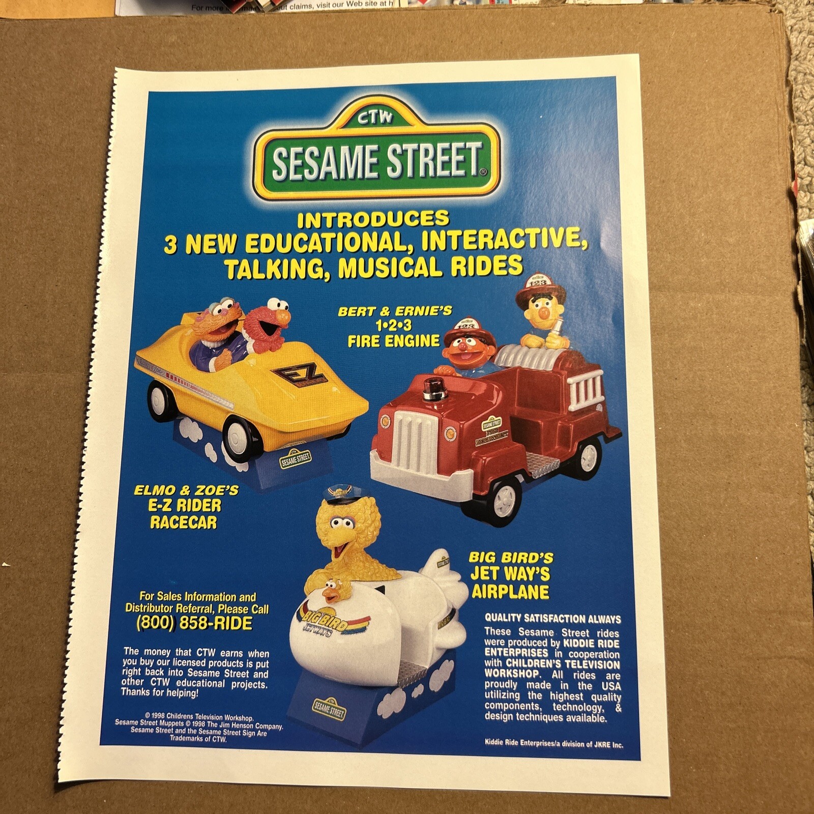 Sesame Street Ride