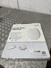 Image of Croydex Canada AntiBac Easy Fix White Toilet Seat - WL401022H