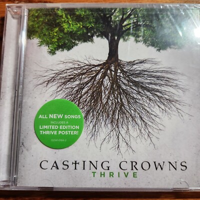 Thrive by Casting Crowns (CD, 2014) INCLUDES POSTER! NEW!