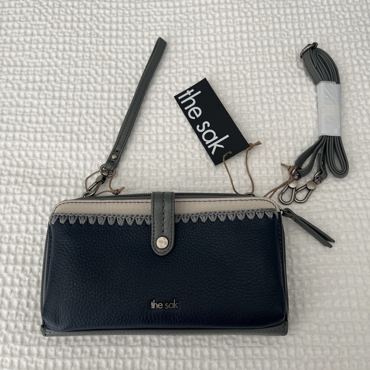 The Sak Iris Large Smartphone, Crossbody In Dusty Blue/Gray